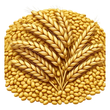 Carbohydrates food wheat sticker