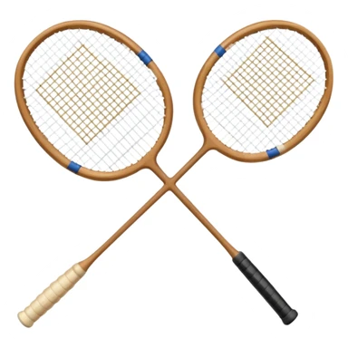 Make a badminton racket emoji  sticker