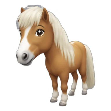 shetland pony sticker