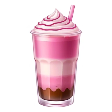 Pink Matcha iced coffee  sticker