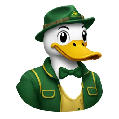 Oregon duck sticker