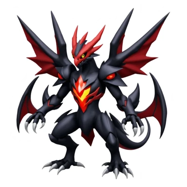 Darkrai-Scizor-Zekrom-Yveltal-fusion-Fakémon-Pokémon-creature  sticker