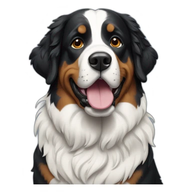 Berner sennen dog sticker