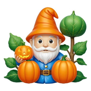   jeff koons halloween garden gnome inflatable sticker