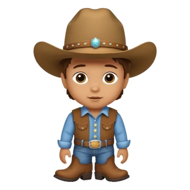 baby cowboy sticker