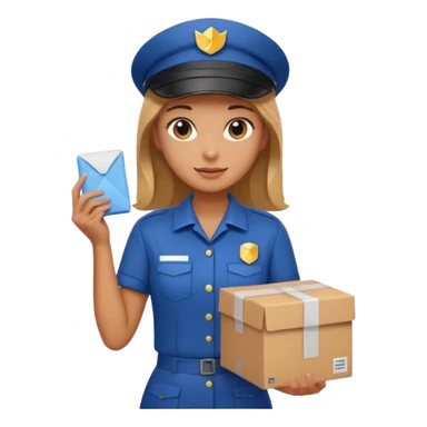 delivery girl sticker
