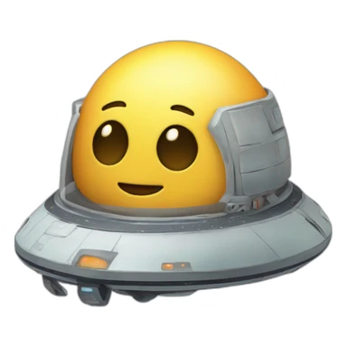 space ship from star citizn sticker