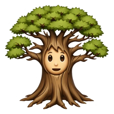 Hanging tree sticker