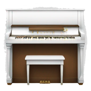 White piano  sticker
