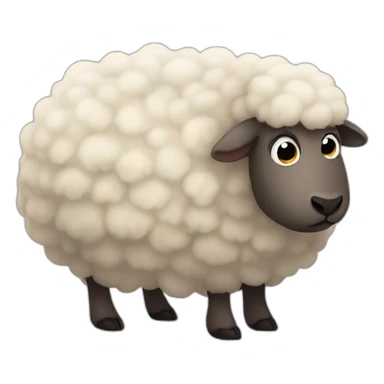 chonky-sheep sticker