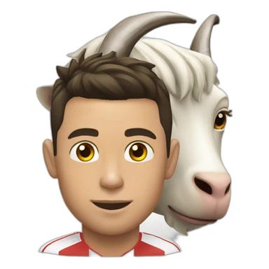 Cristiano Ronaldo are the goat sticker
