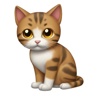 Gato con moño sticker
