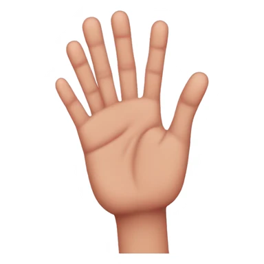 Two hands ten fingers pinkie finger down sticker