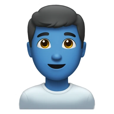 pal blue heart sticker