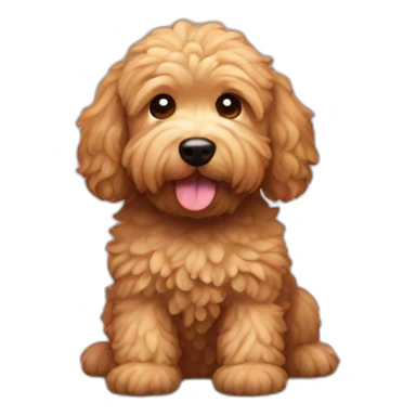 mini-goldendoodle sticker