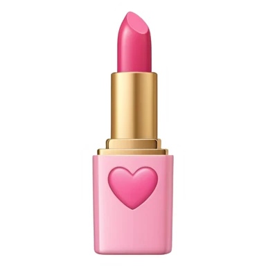 pinkheart lipstick sticker
