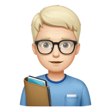 Short dude that is a nerd sticker