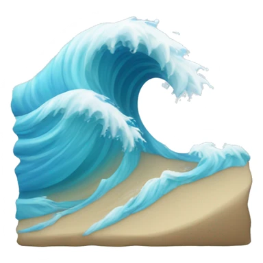 Wave of water sticker