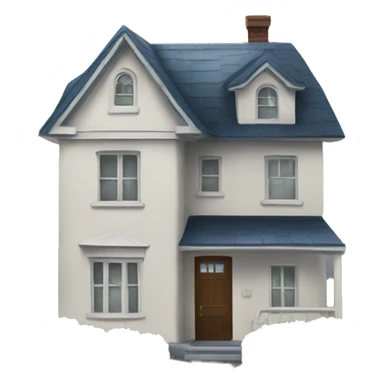 House happy that someone is coming home sticker