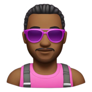gta 6 vice city pink and purple emoji sticker