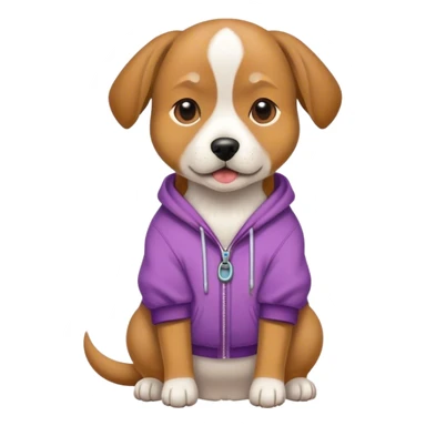 Perro con ropa  sticker