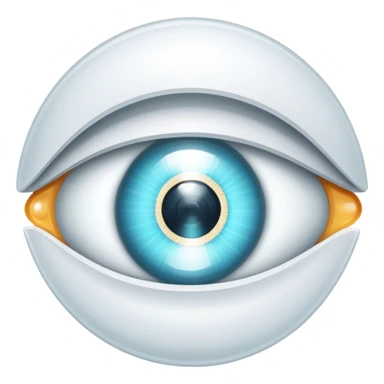 Intraocular lens implant sticker