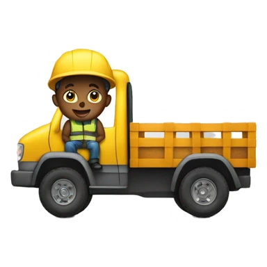 small supplier sitting on a truck sticker