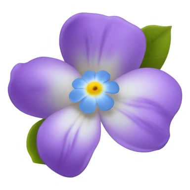 forget me not flower violet 5 petals armenian genocide sticker