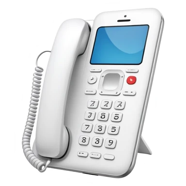 белый телефон sticker