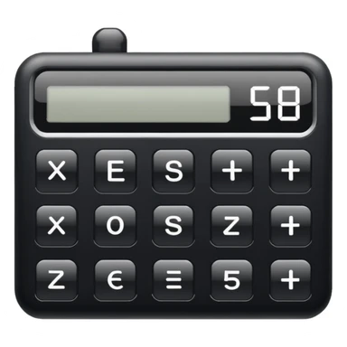 calculator digital  sticker