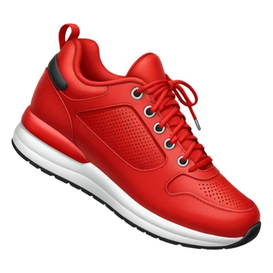red sport shoe sticker