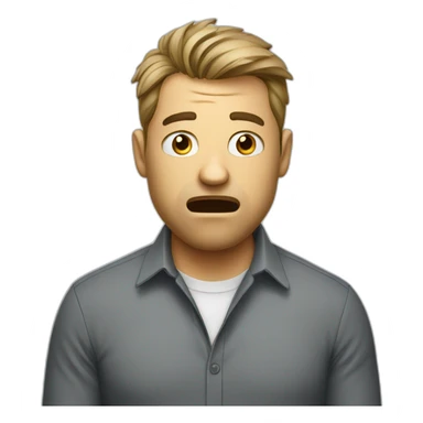 frustrated product manager sticker