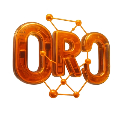 Add a digital, innovative background with holographic and circuit board elements, highlighting the orange hues and neural links. sticker