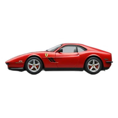Red Ferrari monza sticker