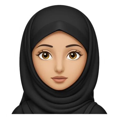 arab GIRL with niquab sticker