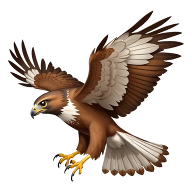 Hawk rush sticker