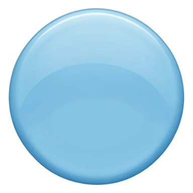 Un círculo celeste sticker