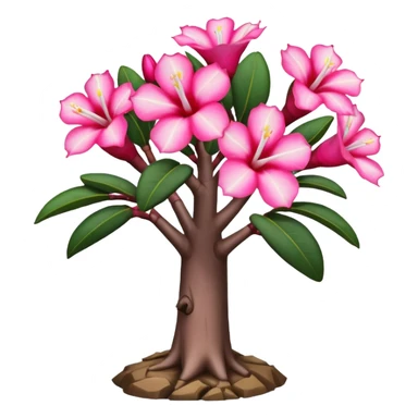 a Adenium obesum sticker