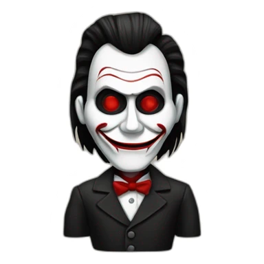 billy the puppet saw  sticker