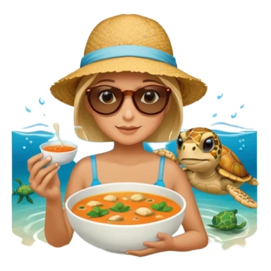 ⛱️🐢🍲 sticker