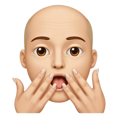 Uña dentro de los dientes  sticker