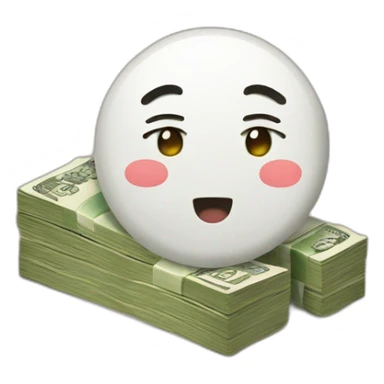 Japanese yen sticker