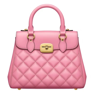 pink designer bag sticker