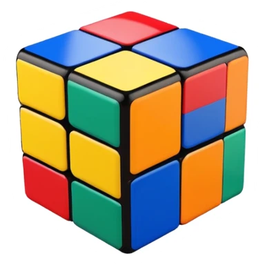 Rubics cube sticker