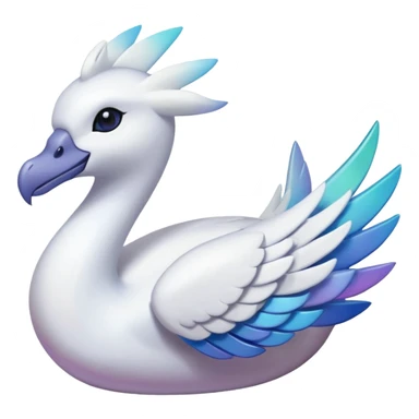 Pokemon red and green legendary Lugia sticker