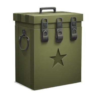 military box sticker