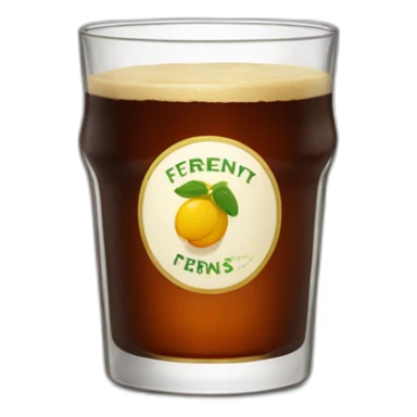 vaso de fernet sticker