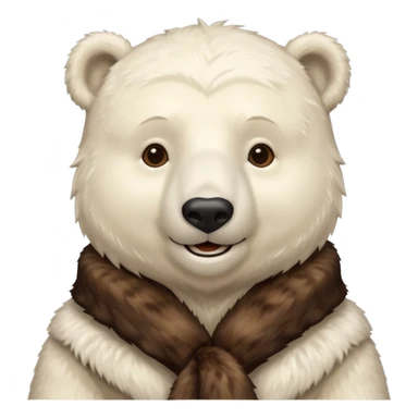 Oso polar millonario Alegre  sticker