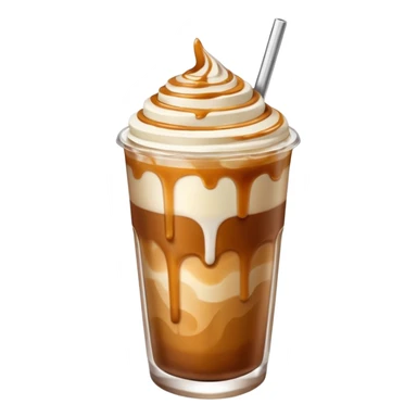Iced caramel machiato sticker