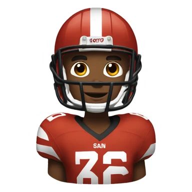 San Francisco football team sticker